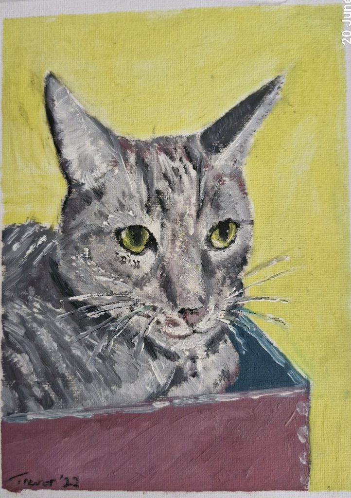 “Squeeky” (acrylics)