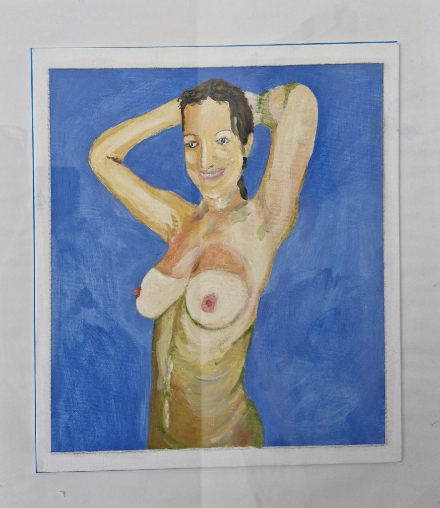 Nude Woman #1 (Acrylics)
